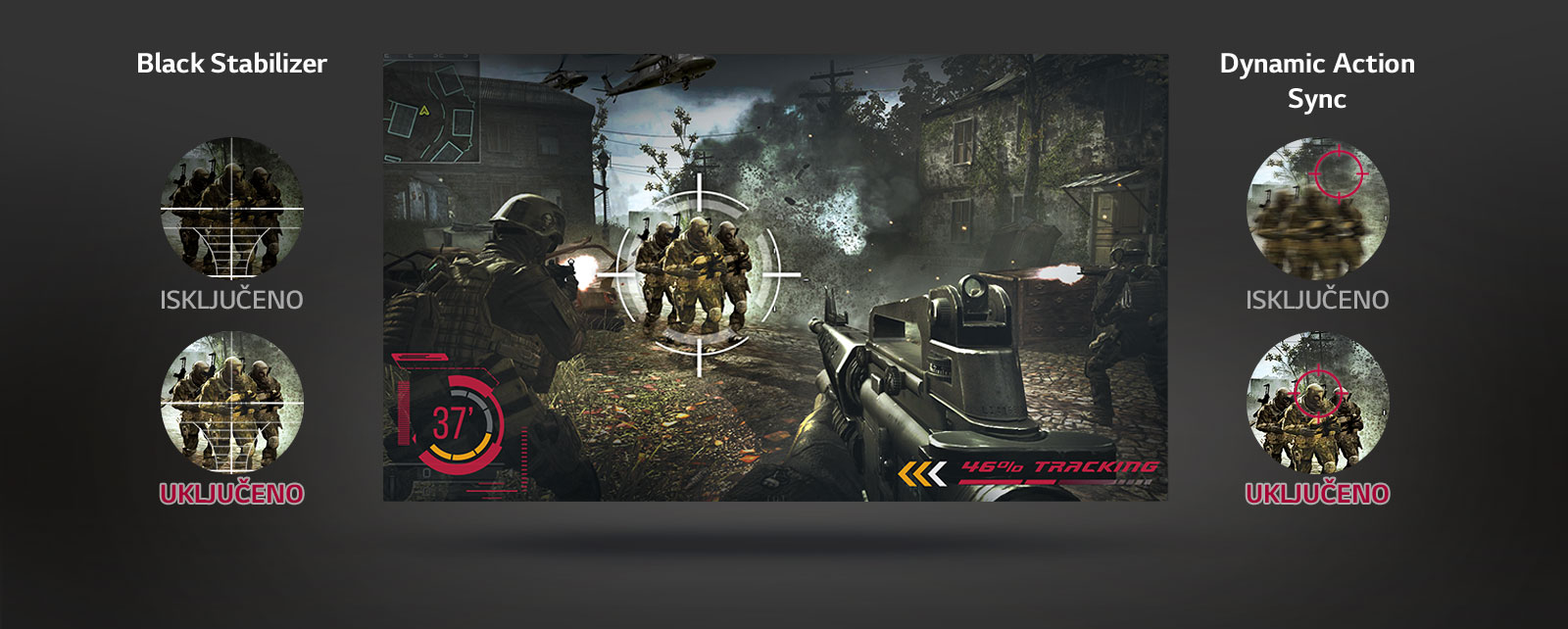 Optimizovano za gejmersko okruženje uz režim za igre