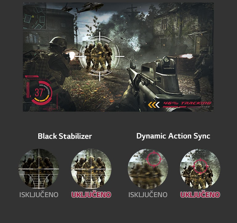 Optimizovano za gejmersko okruženje uz režim za igre