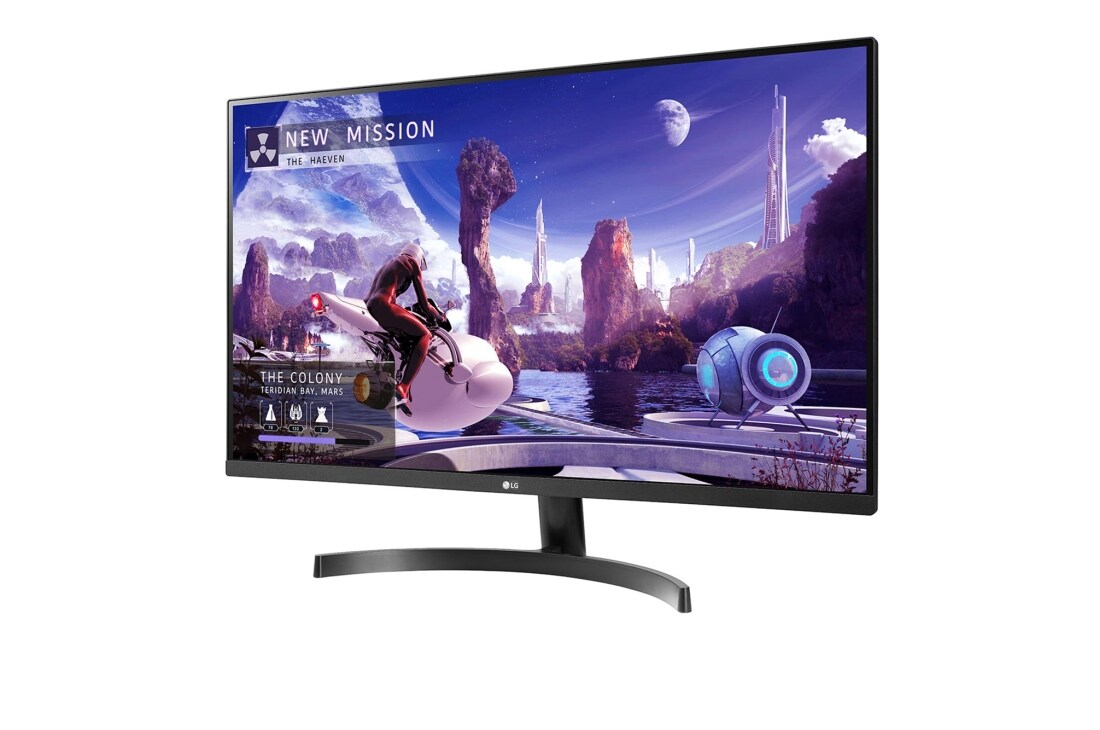 LG 31,5'' QHD IPS monitor  s HDR10, AMD FreeSync™ , Prikaz sa bočne strane na +15 stepeni, 32QN600-B, thumbnail 2