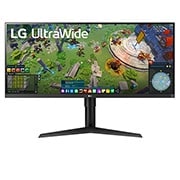 LG 34'' 21:9 UltraWide™ Full HD IPS monitor s HDR10 i AMD FreeSync™ , prikaz spreda, 34WP65G-B, thumbnail 1