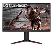 LG 31,5'' Ultragear™ QHD 165Hz gaming monitor s HDR10 i FreeSync™ Premium, prikaz spreda, 32GN650-B, thumbnail 1