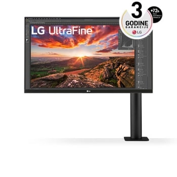 27'' UltraFine™ UHD IPS HDR monitor sa USB-C i ERGO ergonomskim postoljem