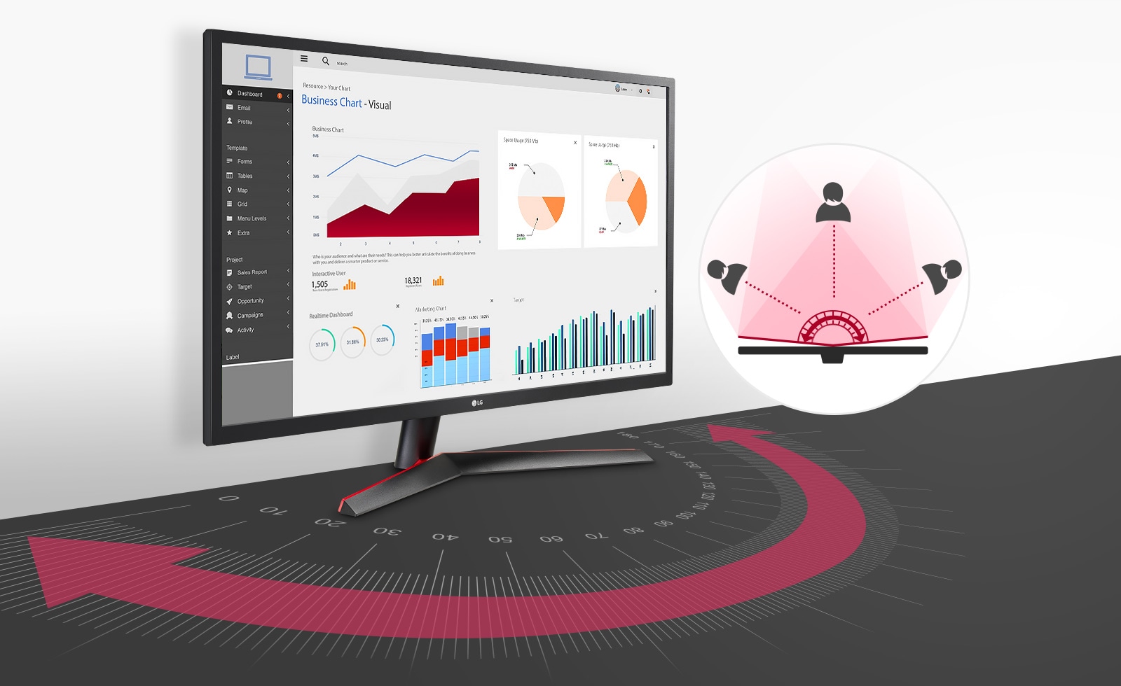 Full HD IPS ekran: Realistične boje u širokom opsegu uglova.