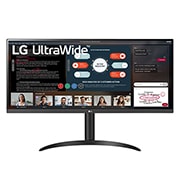 LG 34'' 21:9 UltraWide™ Full HD IPS monitor sa tehnologijom AMD FreeSync™, prikaz spreda, 34WP550-B, thumbnail 1