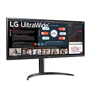 LG 34'' 21:9 UltraWide™ Full HD IPS monitor sa tehnologijom AMD FreeSync™, Prikaz sa bočne strane na +15 stepeni, 34WP550-B, thumbnail 3