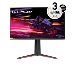 27'' Full HD(1920 x 1080) UltraGear™ monitor s 1ms 240Hz i NVIDIA® G-SYNC® kompatibilan2