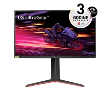 27'' Full HD(1920 x 1080) UltraGear™ monitor s 1ms 240Hz i NVIDIA® G-SYNC® kompatibilan1