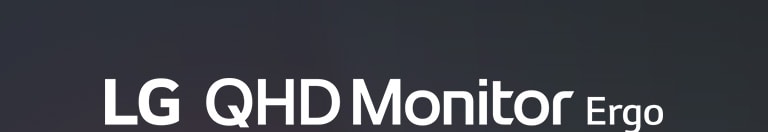 LG QHD monitor Ergo