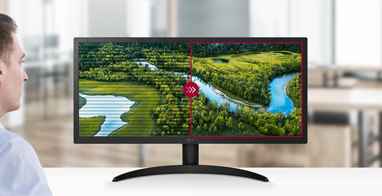 Reader Mode podešava temperaturu boje i osvetljenje, što pomaže da se smanji zamor očiju i pruža prijatnost očima dok čitate dokumente na monitoru.