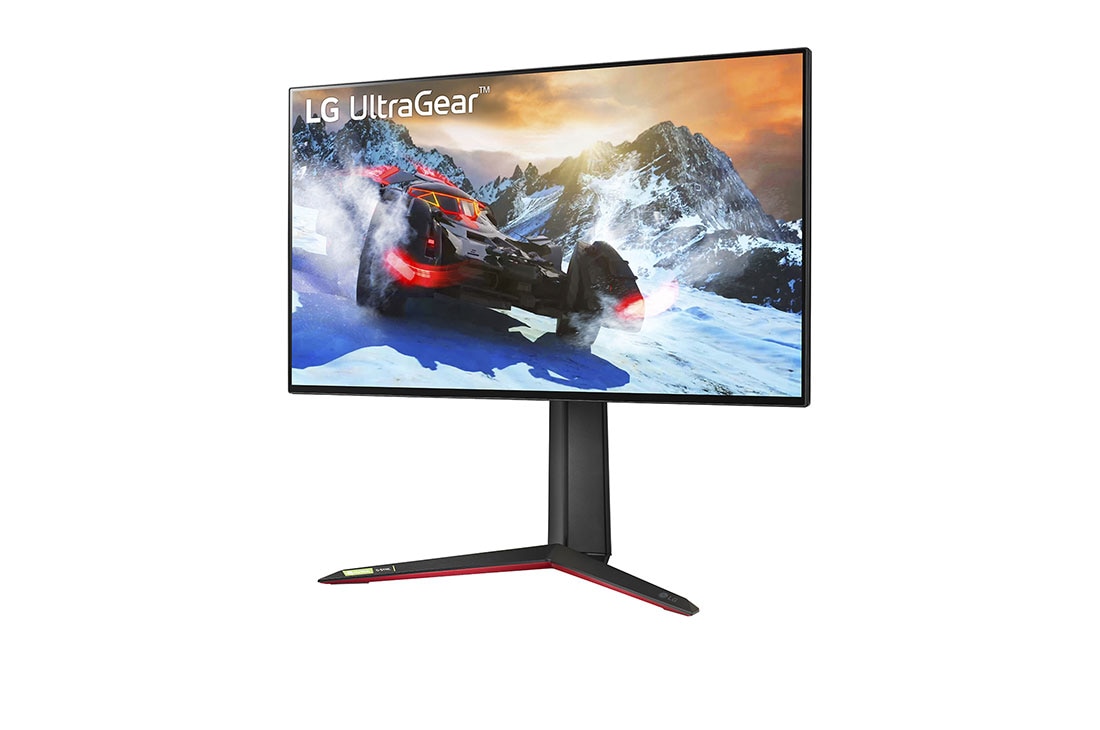 LG 27'' UHD 4K UltraGear™ Nano IPS 1ms (GtG) Gaming Monitor with VESA DSC, Prikaz sa bočne strane na +15 stepeni, 27GP95R-B, thumbnail 2