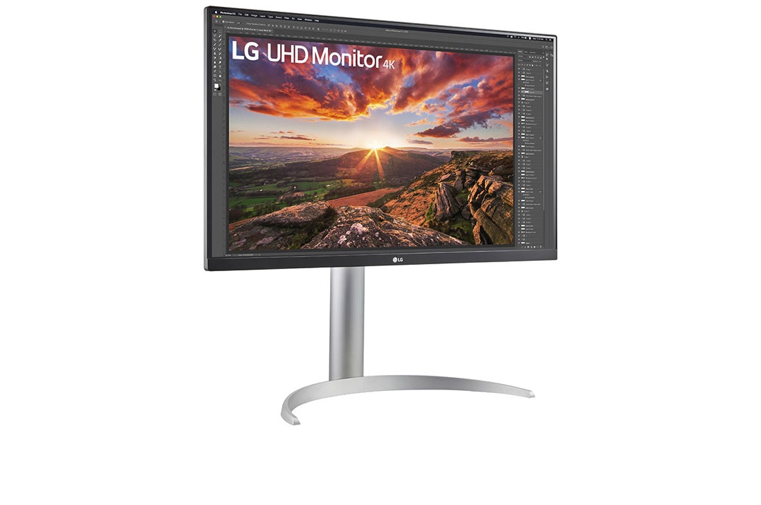 LG 27'' UHD 4K monitor VESA DisplayHDR™ 400, USB Type-C™, Prikaz sa bočne strane na +15 stepeni, 27UP850N-W, thumbnail 3