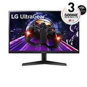 LG 23.8” UltraGear™ Full HD IPS 1ms (GtG) Gaming Monitor, prikaz spreda, 24GN60R-B, thumbnail 1