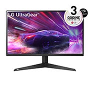 LG 24” UltraGear™ Full HD gejming monitor, prikaz spreda, 24GQ50F-B, thumbnail 1