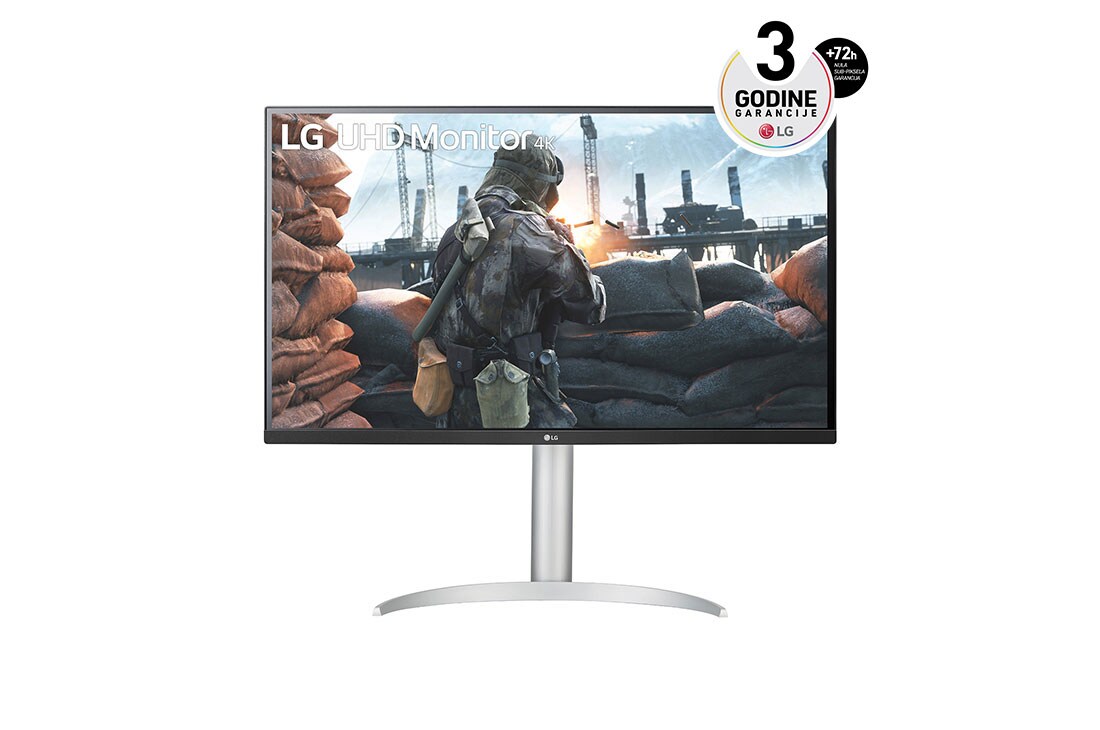 LG 31,5'' UHD 4K IPS monitor s USB-C i AMD FreeSync™, 32UP55NP-W, 32UP55NP-W