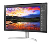 LG 31,5''  4K UHD monitor s HDR 10, Prikaz sa bočne strane na +15 stepeni, 32UN650P-W, thumbnail 2