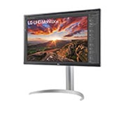 LG 27'' UHD 4K monitor VESA DisplayHDR™ 400, USB Type-C™, Prikaz sa bočne strane na +15 stepeni, 27UP85NP-W, thumbnail 2