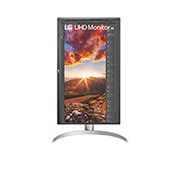 LG 27'' UHD 4K monitor VESA DisplayHDR™ 400, USB Type-C™, prikaz spreda sa ekranom koji se okreće za 90 stepeni u portretnom prikazu, 27UP85NP-W, thumbnail 7