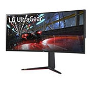 LG 37,5'' 21:9 zakrivljeni QHD Ultragear™ IPS gejming monitor sa HDR10 i AMD FreeSync™ (Premium Pro), Prikaz sa bočne strane na +15 stepeni, 38GN950P-B, thumbnail 2
