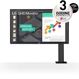 Prikaz držača monitora spreda sa desne strane2