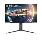 LG 27'' UltraGear™ OLED QHD Gaming Monitor sa 240Hz brzinom osvežavanja i 0.03ms (GtG) vremenom odziva, prikaz spreda, 27GR95QE-B, thumbnail 1