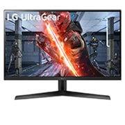 LG 27” UltraGear™ 16:9 Full HD gejming monitor sa brzinom osvežavanja od 144Hz, prikaz spreda, 27GN60R-B, thumbnail 1