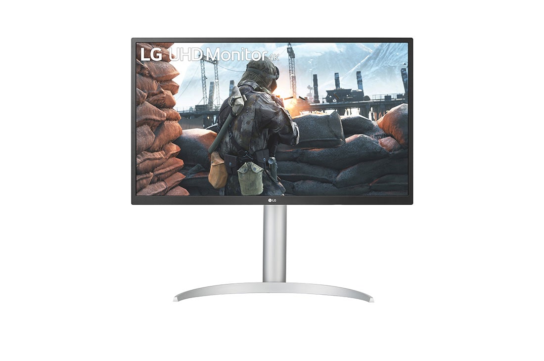 LG 27” UltraFine™ 16:9 4K monitor , prikaz spreda, 27UP550P-W