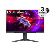 LG 27” UltraGear™ 16:9 QHD gejming monitor sa brzinom osvežavanja od 165Hz, prikaz spreda, 27GR75Q-B, thumbnail 1