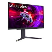 LG 27” UltraGear™ 16:9 QHD gejming monitor sa brzinom osvežavanja od 165Hz, Prikaz sa bočne strane na +15 stepeni, 27GR75Q-B, thumbnail 3