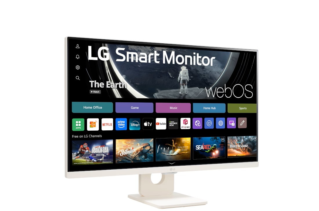 LG 27” 16:9 Full HD IPS Smart monitor sa webOS platformom, Right Perspective, 27SR50F-W, thumbnail 4