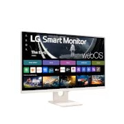 LG 27” 16:9 Full HD IPS Smart monitor sa webOS platformom, Right Perspective, 27SR50F-W, thumbnail 4