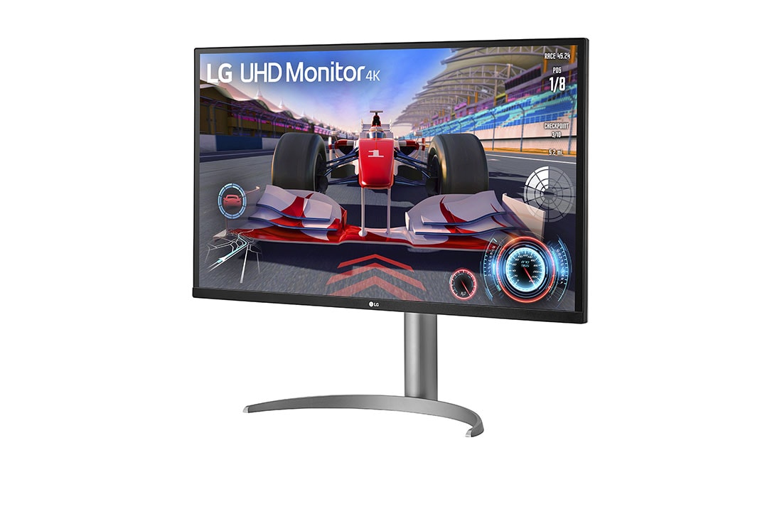 LG 32” UltraFine™ 16:9 4K monitor , bočni prikaz pod -15°, 32UQ750P-W, thumbnail 2