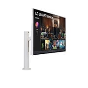 LG 32'' 16:9 4K UHD Smart monitor sа Еrgo postoljem i webOS platformom, perspektivni prikaz, 32SQ780S-W, thumbnail 3