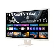 LG Smart monitor od 32 inča 16:9, bočni prikaz pod -15°, 32SR50F-W, thumbnail 2
