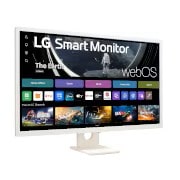 LG Smart monitor od 32 inča 16:9, bočni prikaz pod +15°, 32SR50F-W, thumbnail 3