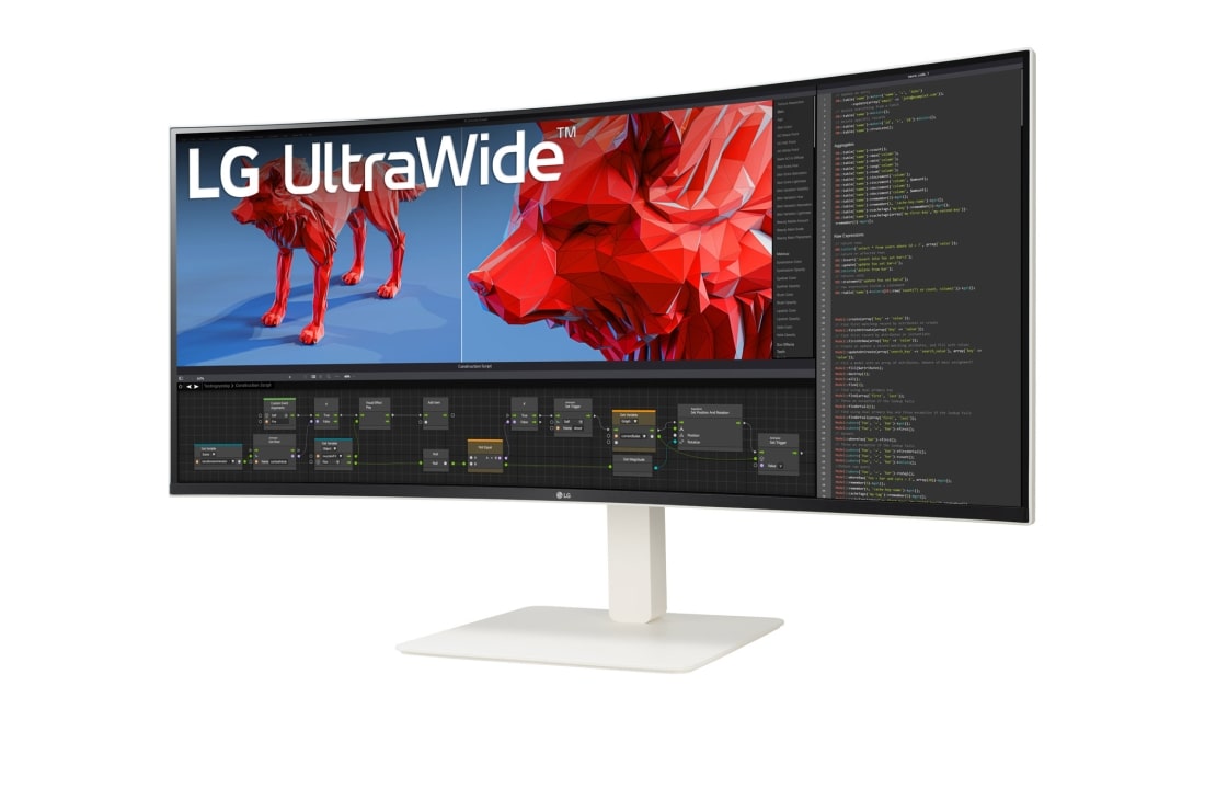 LG 38” UltraWide™ 21:9, zakrivljeni IPS monitor sa brzinom osvežavanja od 144 Hz, bočni prikaz pod -15°	, 38WR85QC-W, thumbnail 2