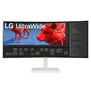 LG 38” UltraWide™ 21:9, zakrivljeni IPS monitor sa brzinom osvežavanja od 144 Hz, prednji prikaz	, 38WR85QC-W, thumbnail 1