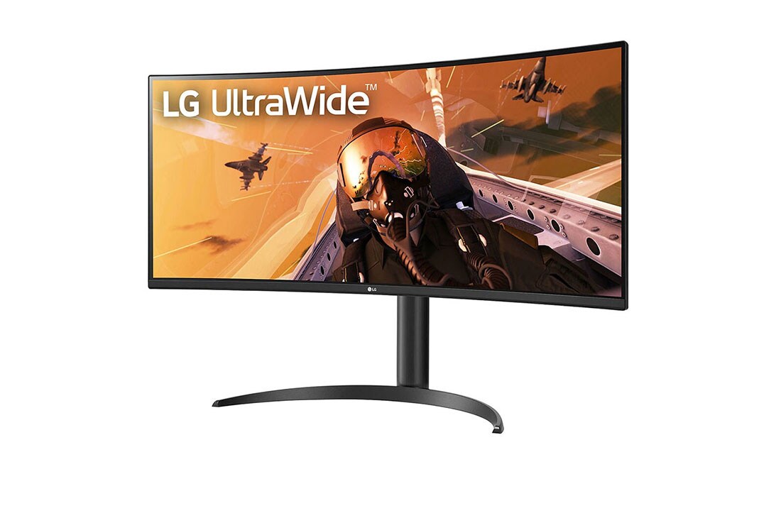 LG 34” UltraWide™ 21:9, zakrivljeni VA monitor sa brzinom osvežavanja od 160 Hz, bočni prikaz pod -15°, 34WP75CP-B, thumbnail 2