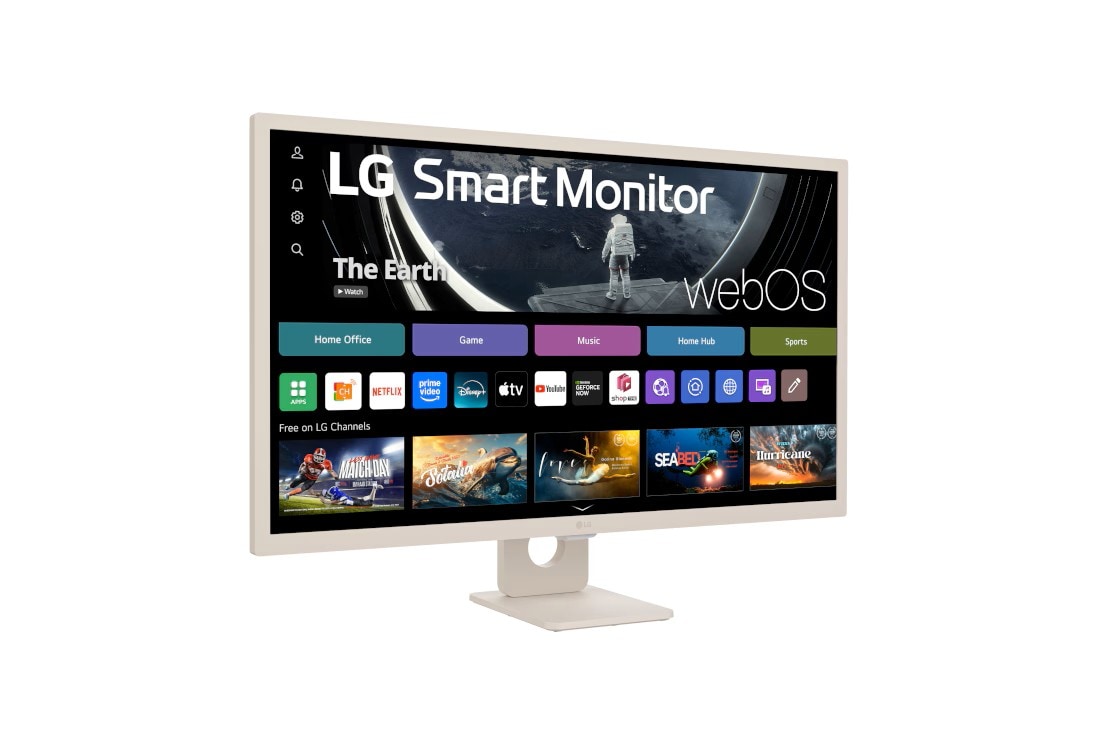LG 32” 16:9 Full HD IPS Smart monitor sa webOS platformom, bočni prikaz pod +15°, 32SR50F-E, thumbnail 4