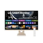 LG 27” 16:9 Full HD IPS Smart monitor sa webOS platformom, 27SR50F-E prikaz spreda sa daljinskim upravljačem, 27SR50F-E, thumbnail 2