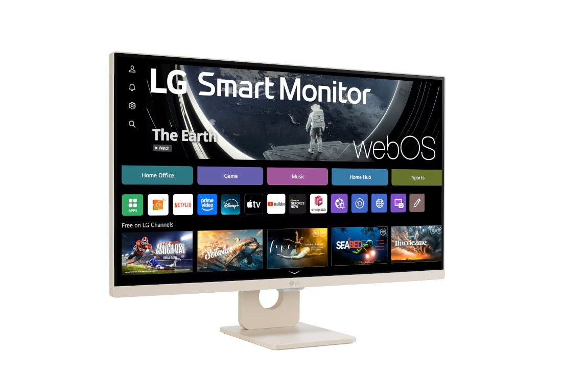LG 27” 16:9 Full HD IPS Smart monitor sa webOS platformom, bočni prikaz pod +15°, 27SR50F-E, thumbnail 4