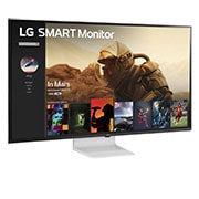 LG 43” 16:9 odnos širina/visina 4K UHD IPS Smart monitor sa vebOS platformom, bočni prikaz pod +15°, 43SQ700S-W, thumbnail 5