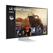 LG 43” 16:9 odnos širina/visina 4K UHD IPS Smart monitor sa vebOS platformom, bočni prikaz pod +30°, 43SQ700S-W, thumbnail 6