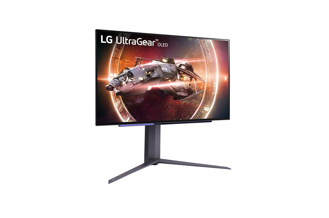 LG 27” UltraGear™ OLED 16:9 QHD monitor za igre sa brzinom osvežavanja od 240 Hz, bočni prikaz pod +15°, 27GS95QE-B, thumbnail 3