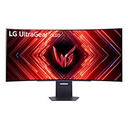 LG 45” UltraGear™ OLED 21:9 KHD zakrivljeni monitor za igre sa brzinom osvežavanja od 240 Hz, Prednji prikaz, 45GS95QE-B, thumbnail 1
