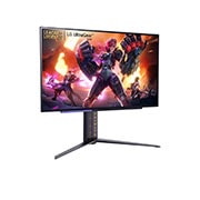 LG 27” UltraGear™ 16:9 OLED QHD monitor za igrače iz izdanja League of Legends sa brzinom osvežavanja od 240 Hz, bočni prikaz pod +15°, 27GR95QL-B, thumbnail 3