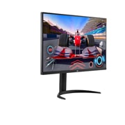 LG 32” UltraFine™ 16:9 odnos širine i visine 4K monitor sa brzinom osvežavanja od 60 Hz, perspektivni prikaz, 32UR550K-B, thumbnail 3