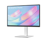LG 27” UltraFine™ 16:9 odnos širine i visine 4K IPS monitor sa brzinom osvežavanja od 60 Hz, bočni prikaz pod -15°, 27US550-W, thumbnail 3