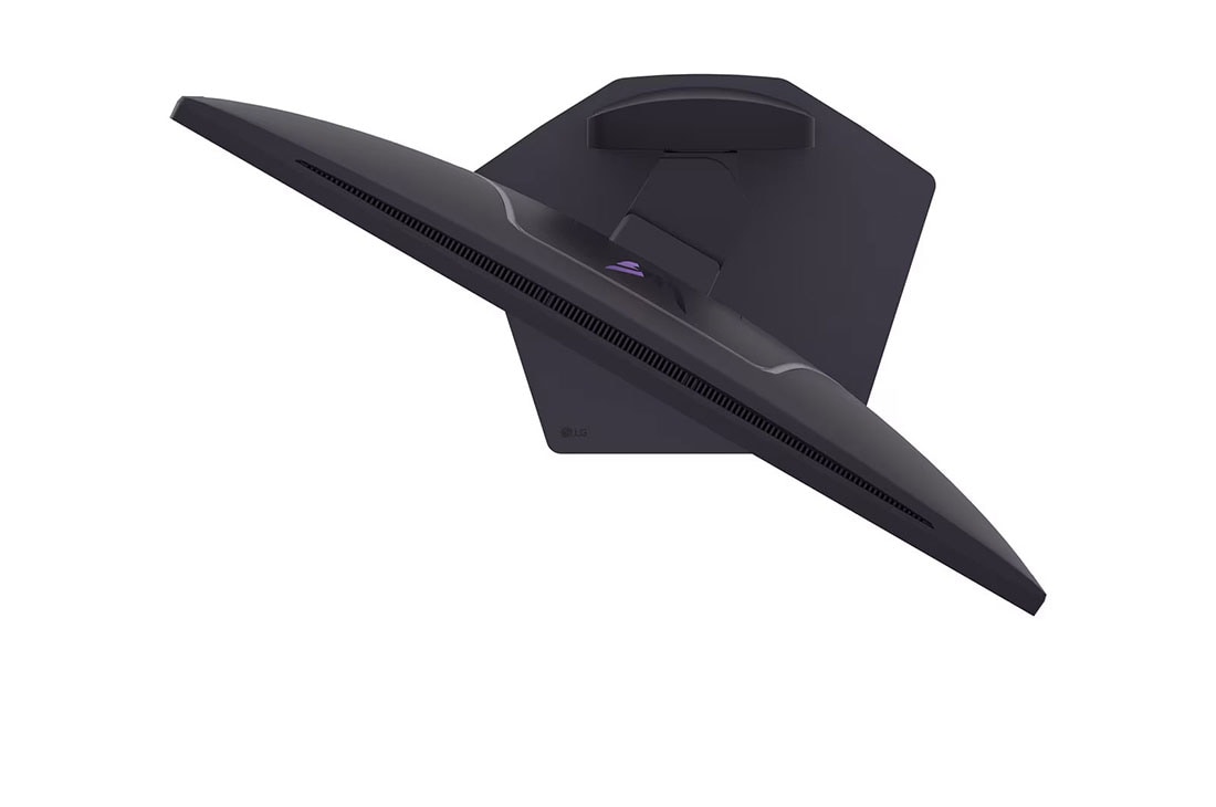 LG 27'' UltraGear™ 4K UHD IPS Black Dual-Mode monitor za igre, krupni plan zadnje strane monitora kod kog je LED uključen, 27G850A-B, thumbnail 6