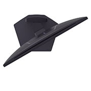 LG 27'' UltraGear™ 4K UHD IPS Black Dual-Mode monitor za igre, krupni plan zadnje strane monitora kod kog je LED uključen, 27G850A-B, thumbnail 7