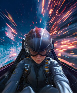 Scena iz igre koja pokazuje glatke pokrete bez trzanja na LG UltraWide monitoru pri brzini osvežavanja od 144Hz.